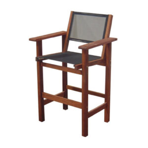 Kwila Text Sling Bar Stool