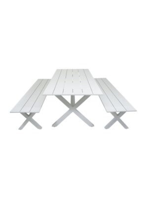 Aluminium X Leg Bench