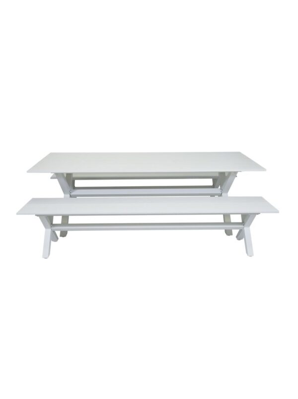 Aluminium X Leg Bench