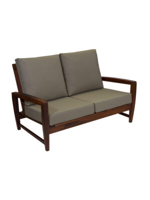 Kwila 2 seater Outdoor Sofa with Oyster cushions