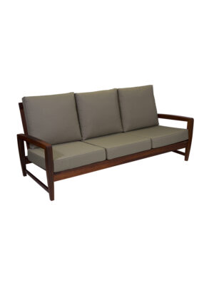 Kwila 3 seater Outdoor Sofa with Oyster cushions