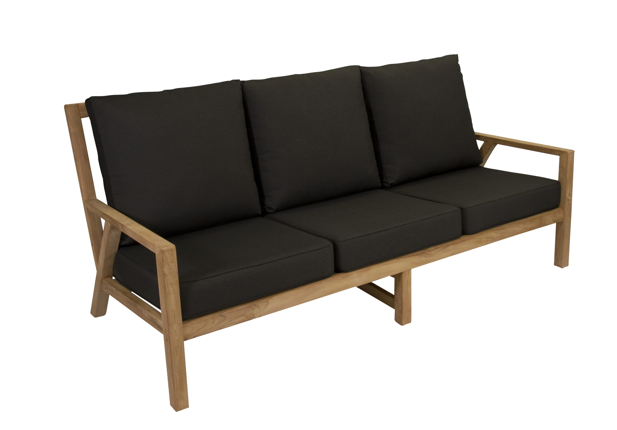 Olivia 3 seater Liquorice